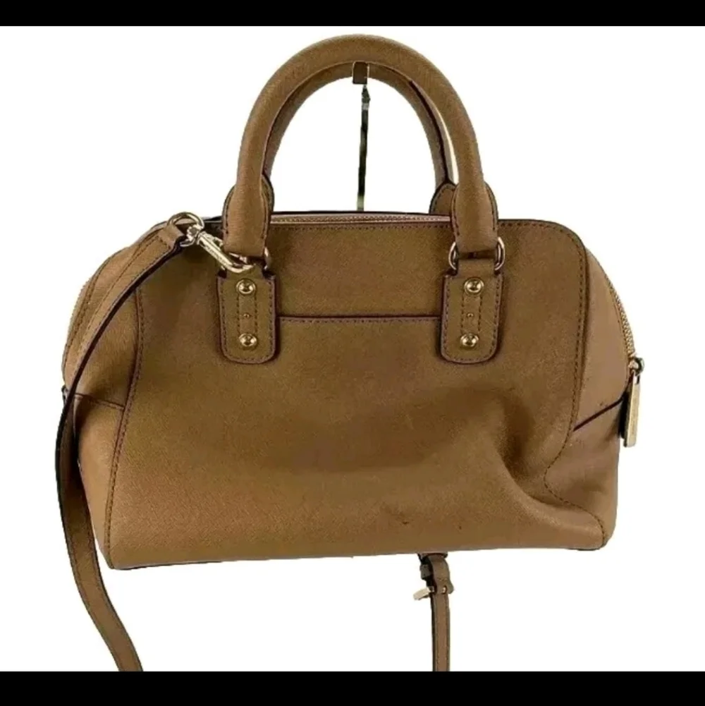 Michael Kors Tan Saffiano Leather Jet Set Handbag